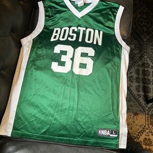 NBA Boston Jersey in Green and White